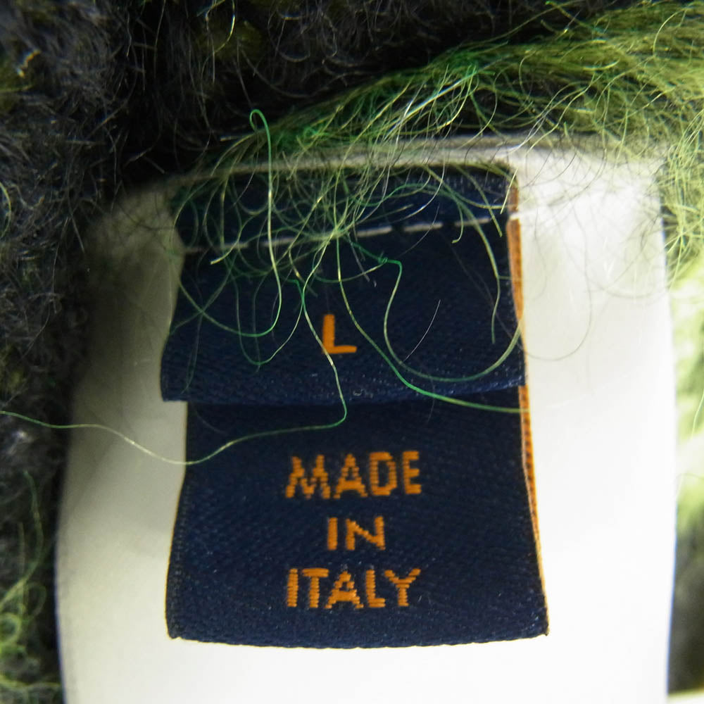 LOUIS VUITTON ルイ・ヴィトン 22AW RM222V NE5 HNN05W Monogram Mohair Cardigan モノグラム ジャギー モヘア カーディガン マルチカラー系 L【中古】