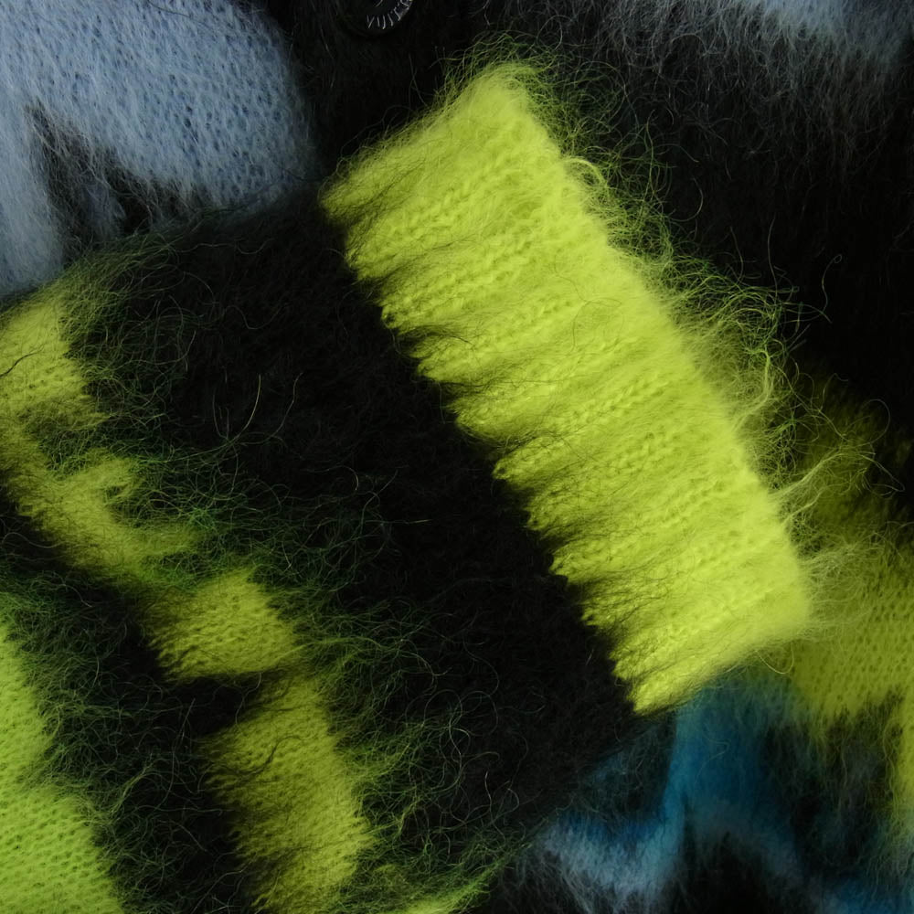 LOUIS VUITTON ルイ・ヴィトン 22AW RM222V NE5 HNN05W Monogram Mohair Cardigan モノグラム ジャギー モヘア カーディガン マルチカラー系 L【中古】