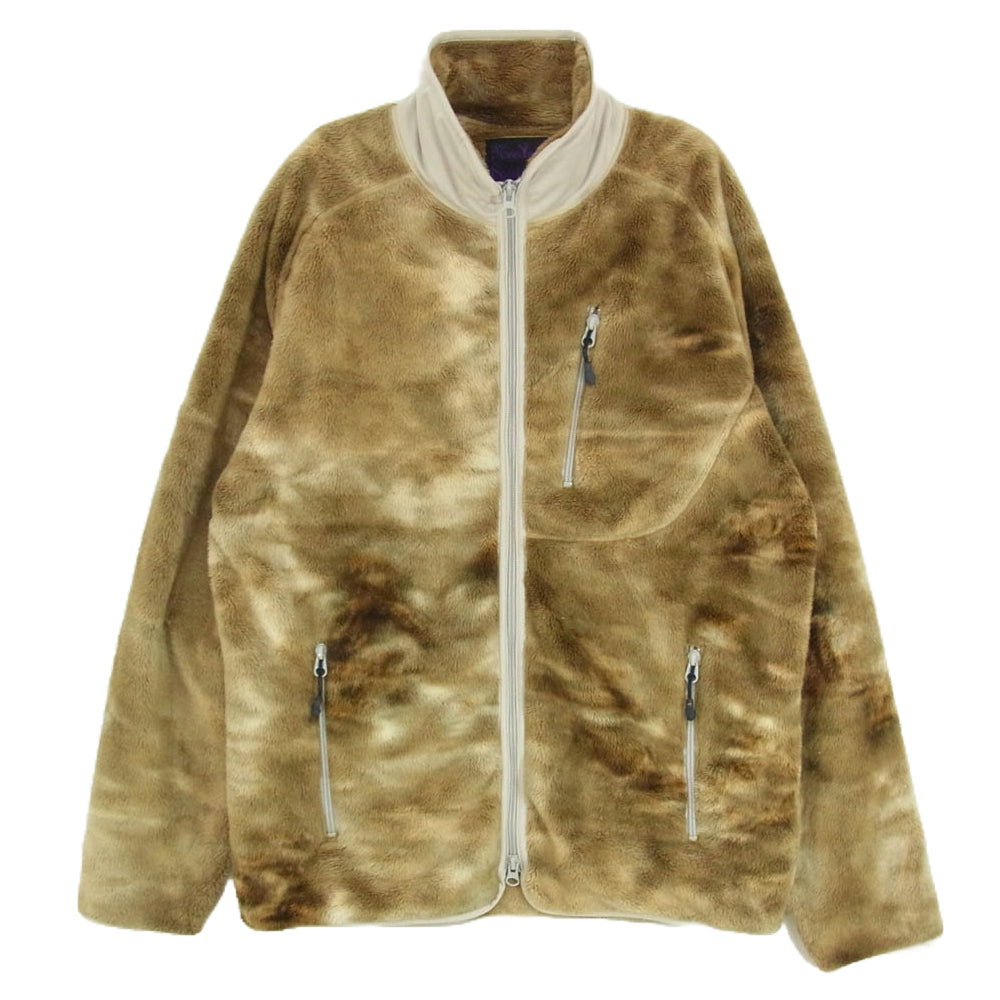 Needles ニードルス MJKA74389 Sportswear スポーツウェア ファー フリース パイピング ジャケット ブラウン系 M【中古】