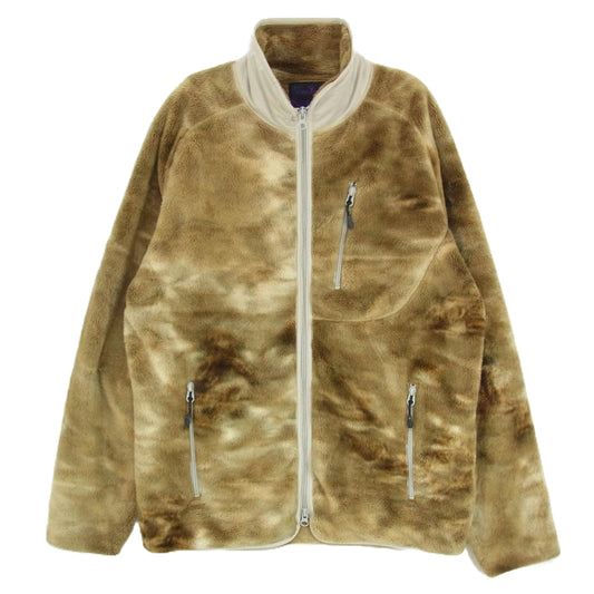 Needles ニードルス MJKA74389 Sportswear スポーツウェア ファー フリース パイピング ジャケット ブラウン系 M【中古】