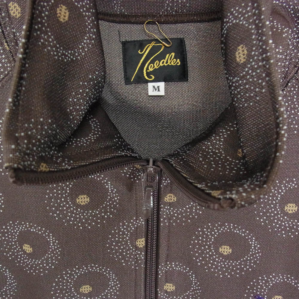 Needles ニードルス LQ224 Track Jacket Poly Jacquard トラックジャケット ブラウン系 M【中古】