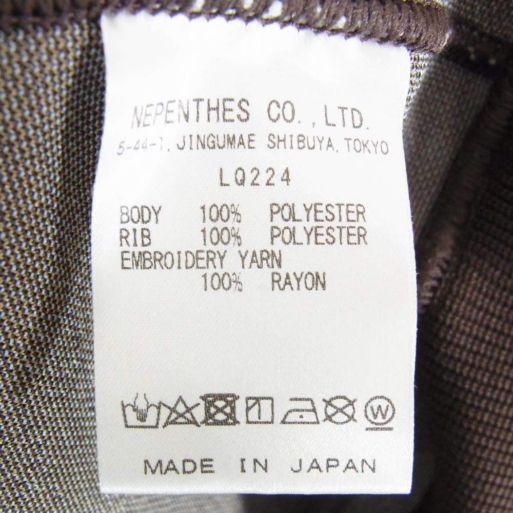 Needles ニードルス LQ224 Track Jacket Poly Jacquard トラックジャケット ブラウン系 M【中古】