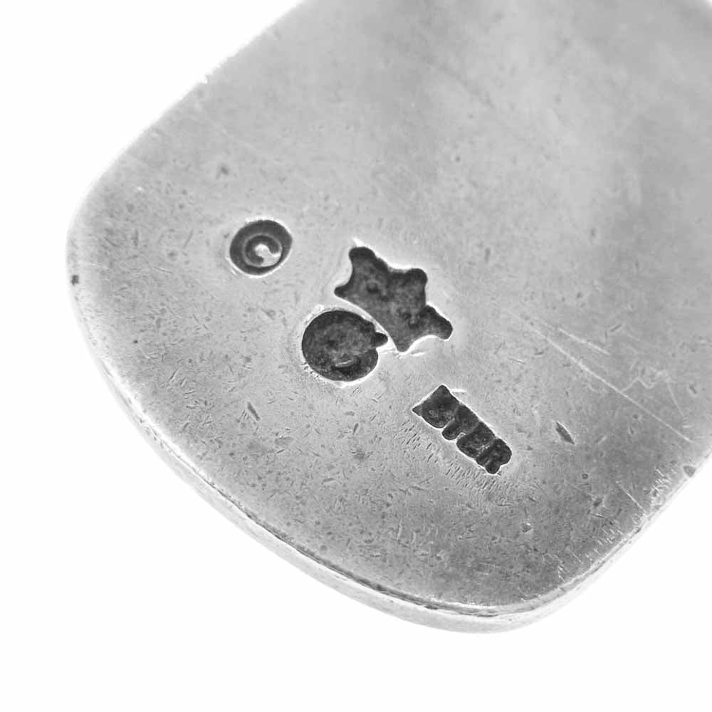 GABOR ガボール GABOR INC USA GIUSA スカル ドッグタグ ペンダントトップ シルバー系【中古】