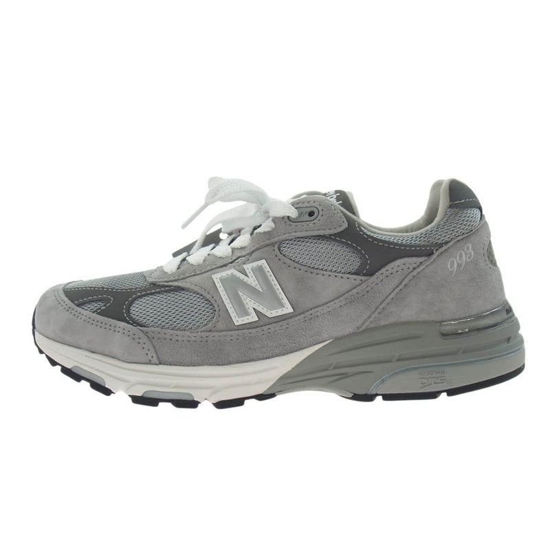 NEW BALANCE ニューバランス MR993GL USA製 スエード ローカット スニーカー グレー系 26.5cm【極上美品】【中古】