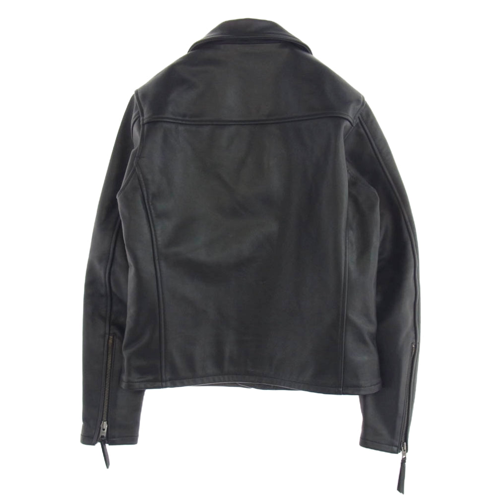 KADOYA カドヤ TWR-2 カウレザー ダブルライダース ジャケット ブラック系 XL【美品】【中古】