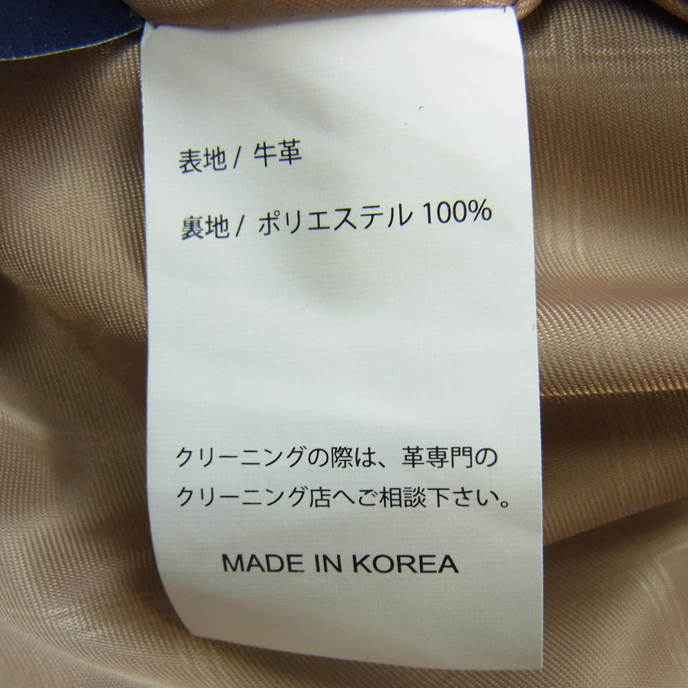 KADOYA カドヤ TWR-2 カウレザー ダブルライダース ジャケット ブラック系 XL【美品】【中古】