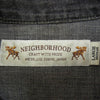 NEIGHBORHOOD ネイバーフッド 15SS 151AQNH-SHM03 刺繍 ウエスタン デニム シャツ ブラック系 L【中古】