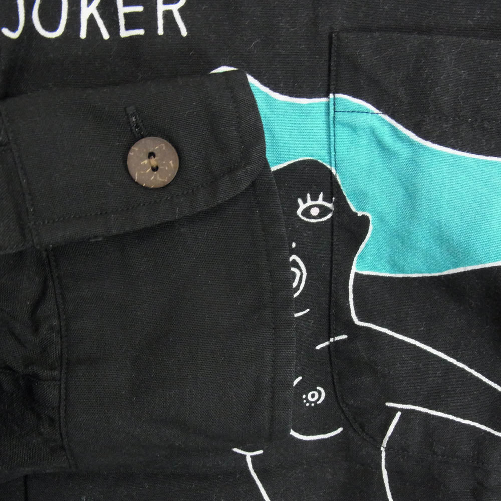 WACKO MARIA ワコマリア 23AW 23FW-WMO-ML07 VIETNAM JACKET 世界平和プロジェクト ベトナム 長袖 シャツ ジャケット ブラック系 L【中古】