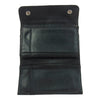 CHROME HEARTS クロムハーツ（原本無） WAVE WALLET ウェーブウォレット クロスボールボタン レザー 長財布 ブラック系【中古】