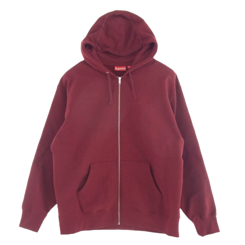 Supreme シュプリーム 22AW Lakshmi Zip Up Hooded Sweatshirt Cardinal ラクシュミ ジップアップ フーデッド スウェットシャツ フーディ パーカー エンジ系 XL【中古】