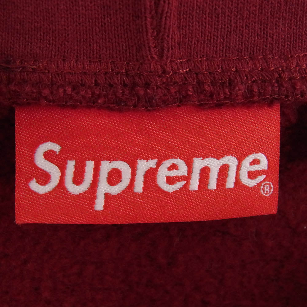 Supreme シュプリーム 22AW Lakshmi Zip Up Hooded Sweatshirt Cardinal ラクシュミ ジップアップ フーデッド スウェットシャツ フーディ パーカー エンジ系 XL【中古】