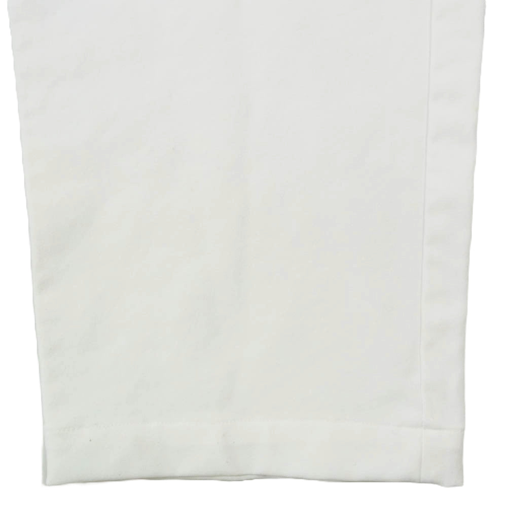 BLACK COMME des GARCONS ブラックコムデギャルソン AD2020 1G-P028 エステル ワイド ストレート スラックス パンツ ホワイト系 XL【中古】