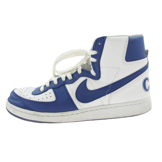 NIKE ナイキ FD4159-100 × COMME des GARCONS HOMME PLUS コムデギャルソンオムプリュス Terminator High Navy ターミネーター ハイカット スニーカー 28cm【中古】
