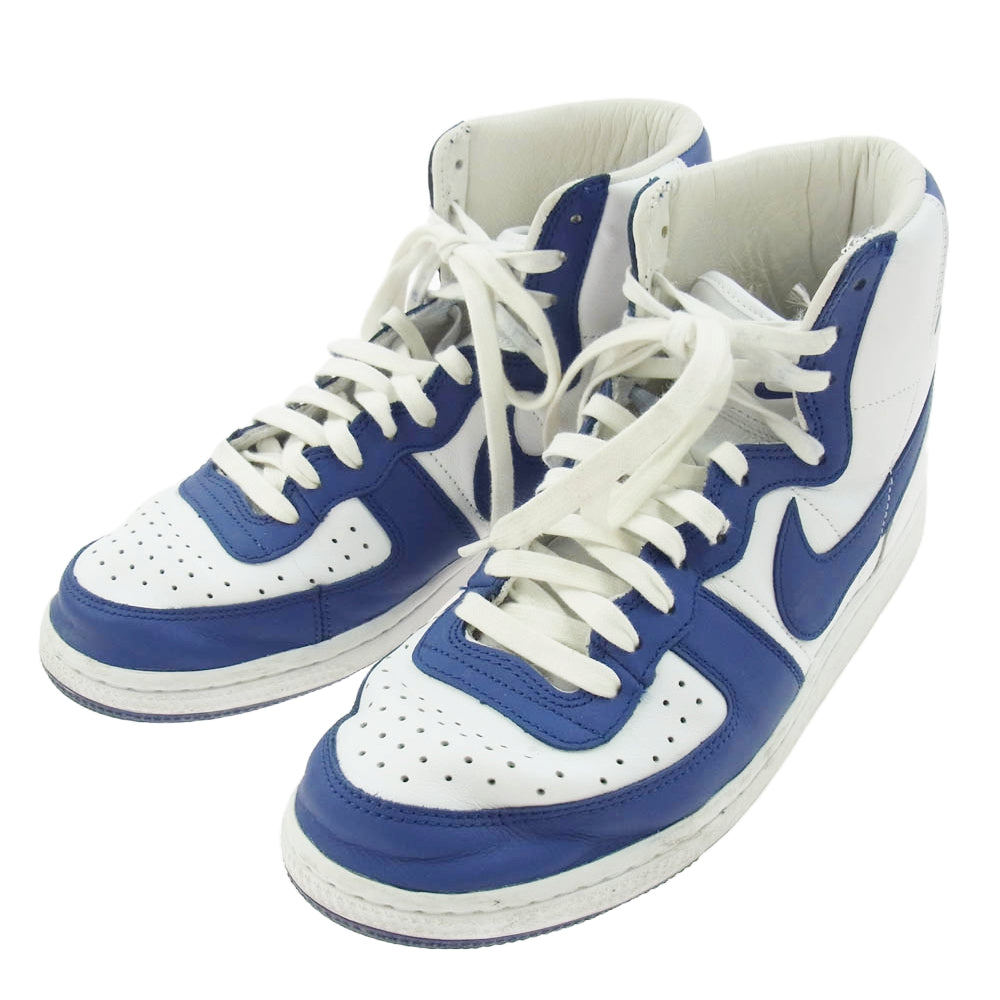 NIKE ナイキ FD4159-100 × COMME des GARCONS HOMME PLUS コムデギャルソンオムプリュス Terminator High Navy ターミネーター ハイカット スニーカー 28cm【中古】