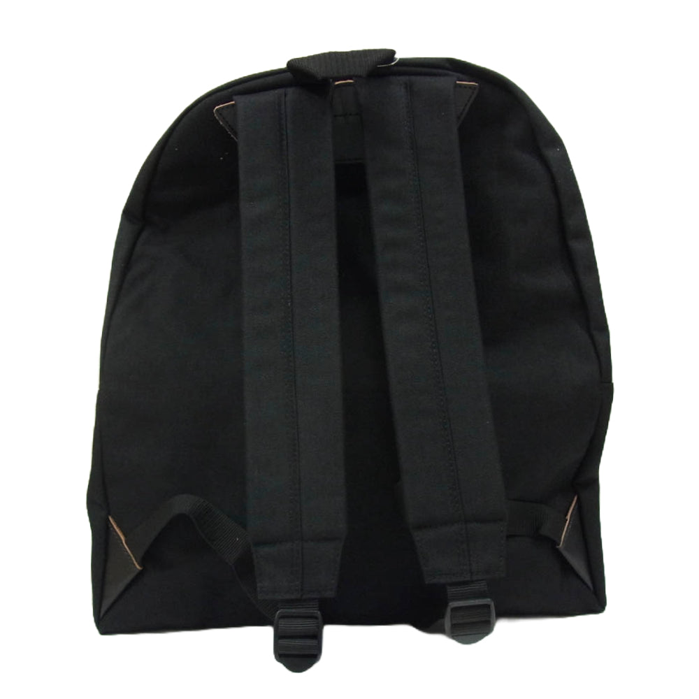 COMME des GARCONS HOMME PLUS コムデギャルソンオムプリュス 23SS PZ-K205 背面レザー 切り替え ナイロン バックパック リュック ブラック系【新古品】【未使用】【中古】