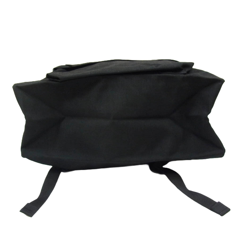 COMME des GARCONS HOMME PLUS コムデギャルソンオムプリュス 23SS PZ-K205 背面レザー 切り替え ナイロン バックパック リュック ブラック系【新古品】【未使用】【中古】