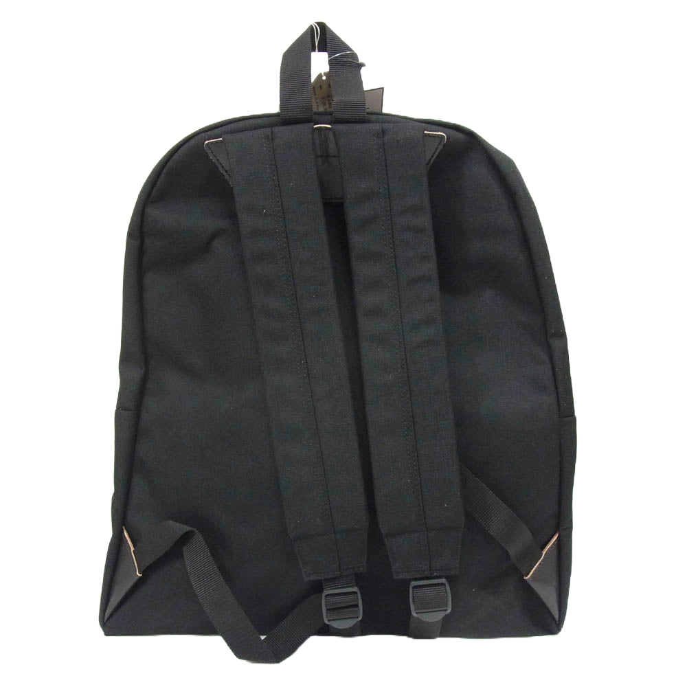 COMME des GARCONS HOMME PLUS コムデギャルソンオムプリュス 23SS PZ-K205 背面レザー 切り替え ナイロン バックパック リュック ブラック系【新古品】【未使用】【中古】