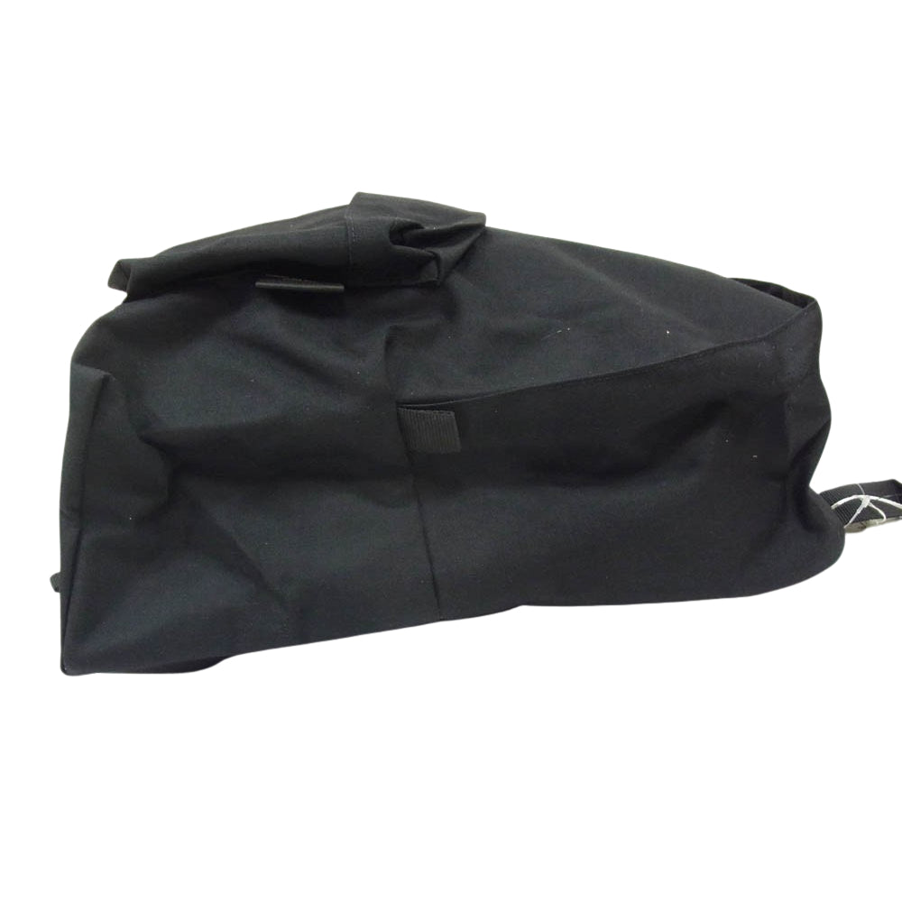 COMME des GARCONS HOMME PLUS コムデギャルソンオムプリュス 23SS PZ-K205 背面レザー 切り替え ナイロン バックパック リュック ブラック系【新古品】【未使用】【中古】