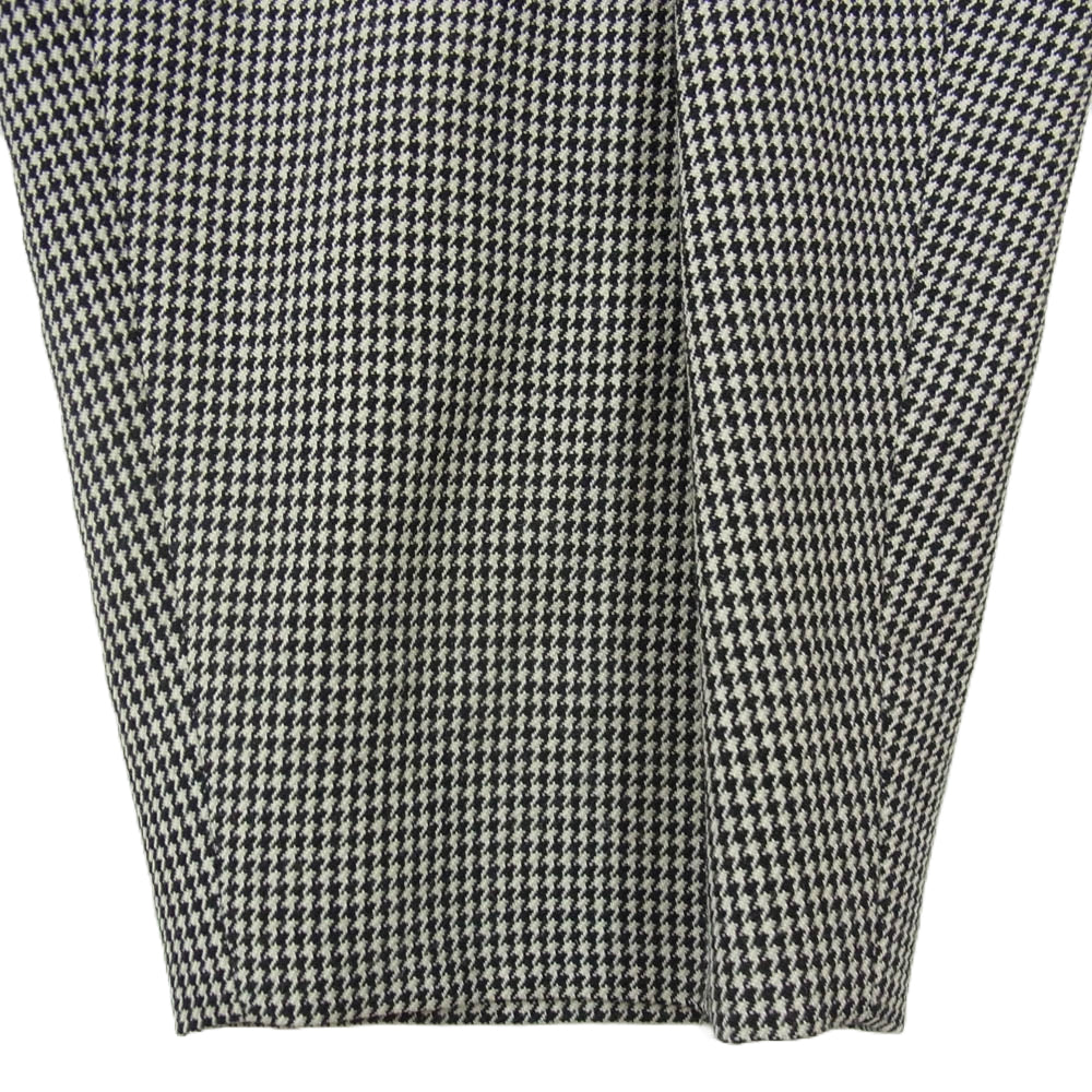 コムデギャルソンオムプリュス 21AW 千鳥柄 ワイド テーパード パンツ COMME des GARCONS HOMME PLUS コムデギャルソンオムプリュス