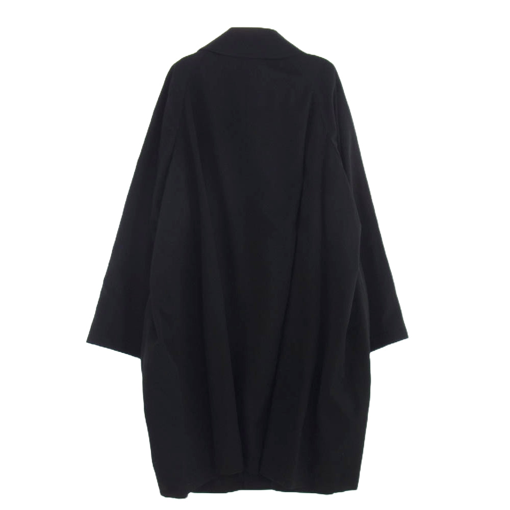 COMME des GARCONS HOMME PLUS コムデギャルソンオムプリュス 23SS PK-C002 ワイヤー入り サイドスリット ウール トレンチコート ブラック系 S【新古品】【未使用】【中古】