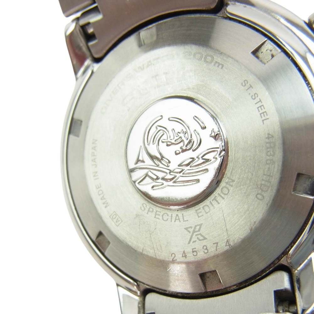 SEIKO セイコー PROSPEX DiverScuba SBDY105 SAVE THE OCEAN SPECIAL Edition プロスペックス セイブザオーシャン スペシャルエディション SS 自動巻き 腕時計 ブルー系 シルバー系【中古】