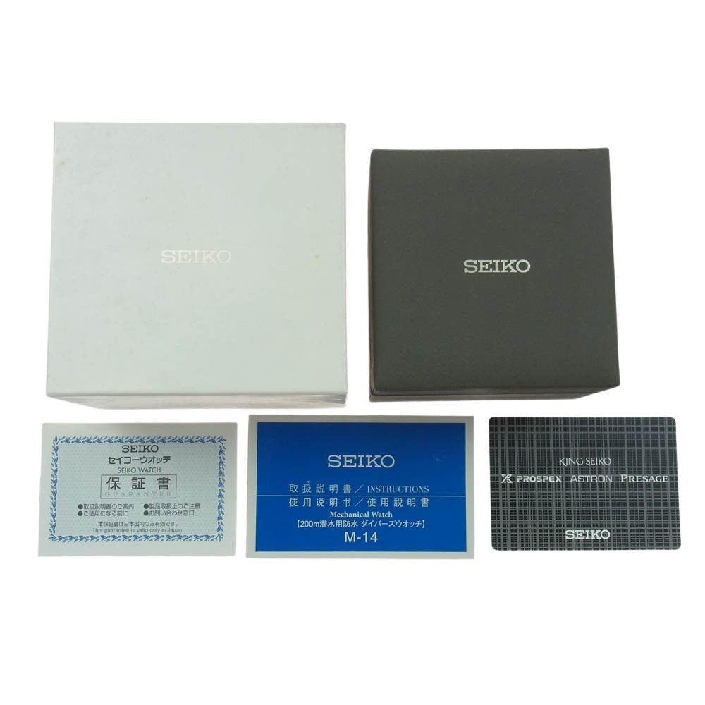SEIKO セイコー PROSPEX DiverScuba SBDY105 SAVE THE OCEAN SPECIAL Edition プロスペックス セイブザオーシャン スペシャルエディション SS 自動巻き 腕時計 ブルー系 シルバー系【中古】