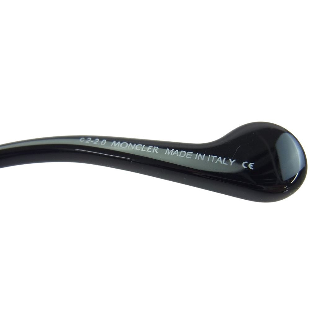 MONCLER モンクレール ML0181-D 16D polarized サングラス レンズ：ブラック系　フレーム：シルバー系ブラック系【中古】