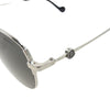 MONCLER モンクレール ML0181-D 16D polarized サングラス レンズ：ブラック系　フレーム：シルバー系ブラック系【中古】