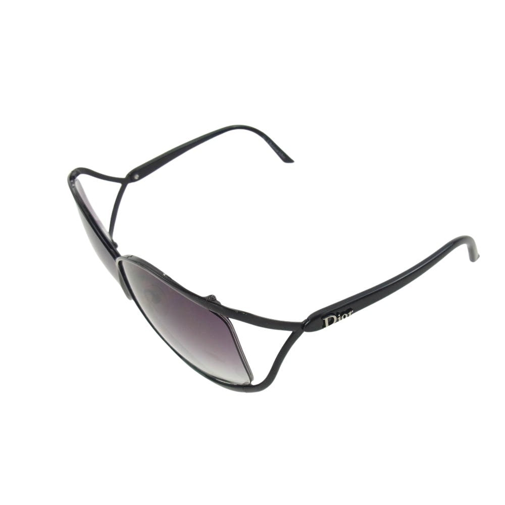 Christian Dior クリスチャンディオール グラデーション バタフライ サングラス アイウェア ブラック系 67□03【中古】