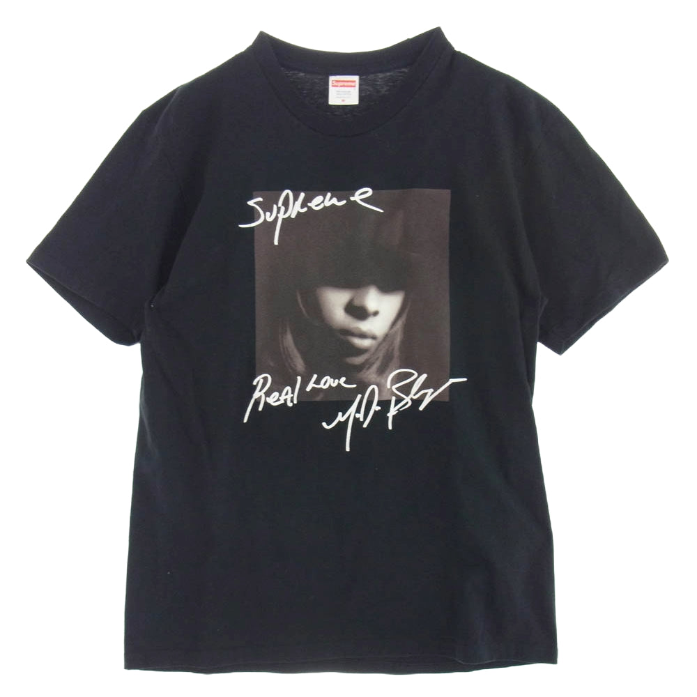 Supreme シュプリーム 19AW Mary J. Blige Tee メアリー J ブライジ Tシャツ 半袖 カットソー ブラック系 M【中古】