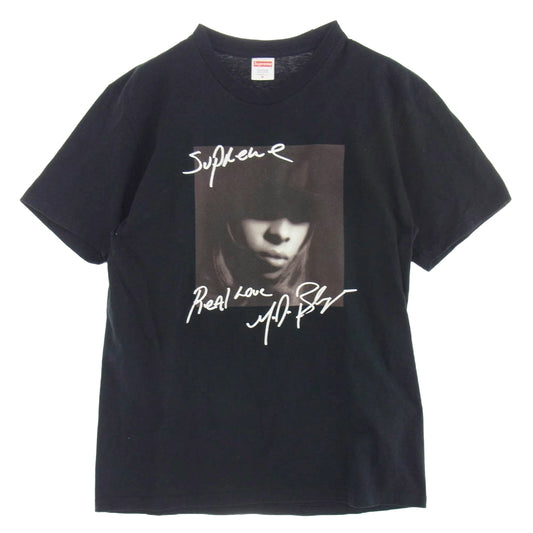 Supreme シュプリーム 19AW Mary J. Blige Tee メアリー J ブライジ Tシャツ 半袖 カットソー ブラック系 M【中古】