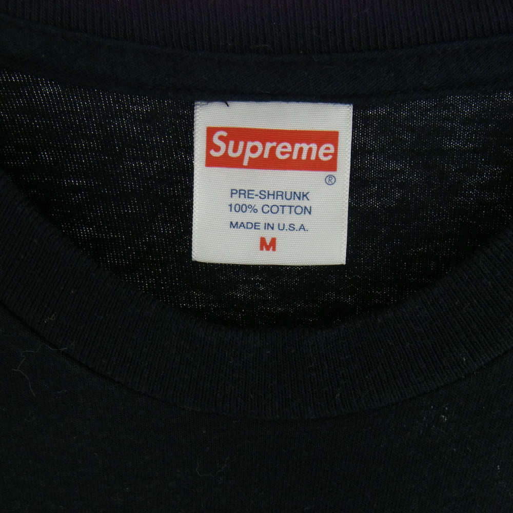 Supreme シュプリーム 19AW Mary J. Blige Tee メアリー J ブライジ Tシャツ 半袖 カットソー ブラック系 M【中古】
