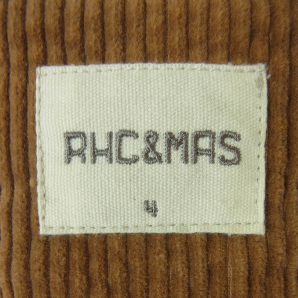 Ron Herman ロンハーマン 30207001311322 RHC & MAS ボア コーデュロイ ジャケット 日本製 ブラウン系 L【中古】
