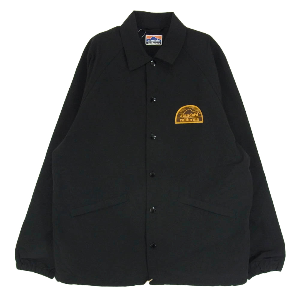 STANDARD CALIFORNIA スタンダードカリフォルニア ワッペンデザイン コーチ ジャケット ブラック系 M【中古】