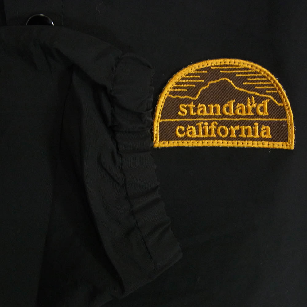 STANDARD CALIFORNIA スタンダードカリフォルニア ワッペンデザイン コーチ ジャケット ブラック系 M【中古】