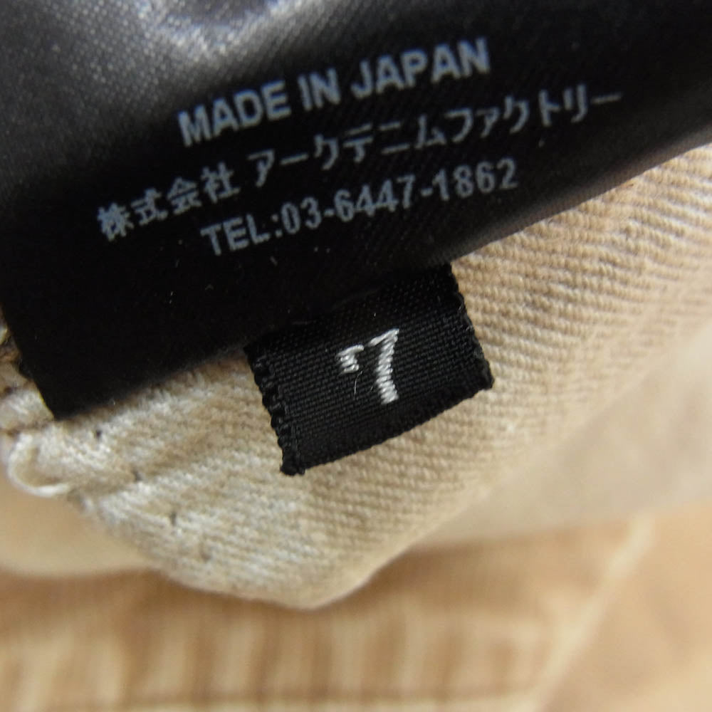 MINEDENIM マインデニム 2209-1001-60-302 Corduroy Bootcut 4pocket コーデュロイ ブーツカット パンツ ブラウン系 7【中古】