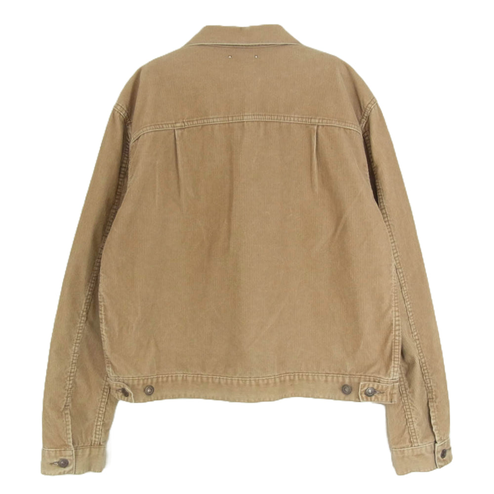 MINEDENIM マインデニム 22AW 2209-8003-60-022 Corduroy Trucker JKT コーデュロイ トラッカー ジャケット ブラウン系 2【中古】