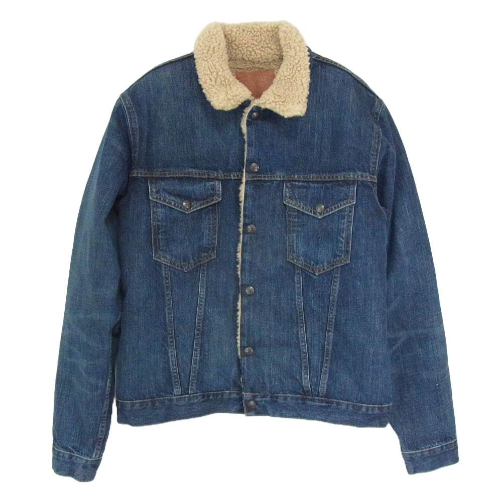RRL ダブルアールエル O25 デニム ボア ランチ ジャケット インディゴブルー系 M【美品】【中古】