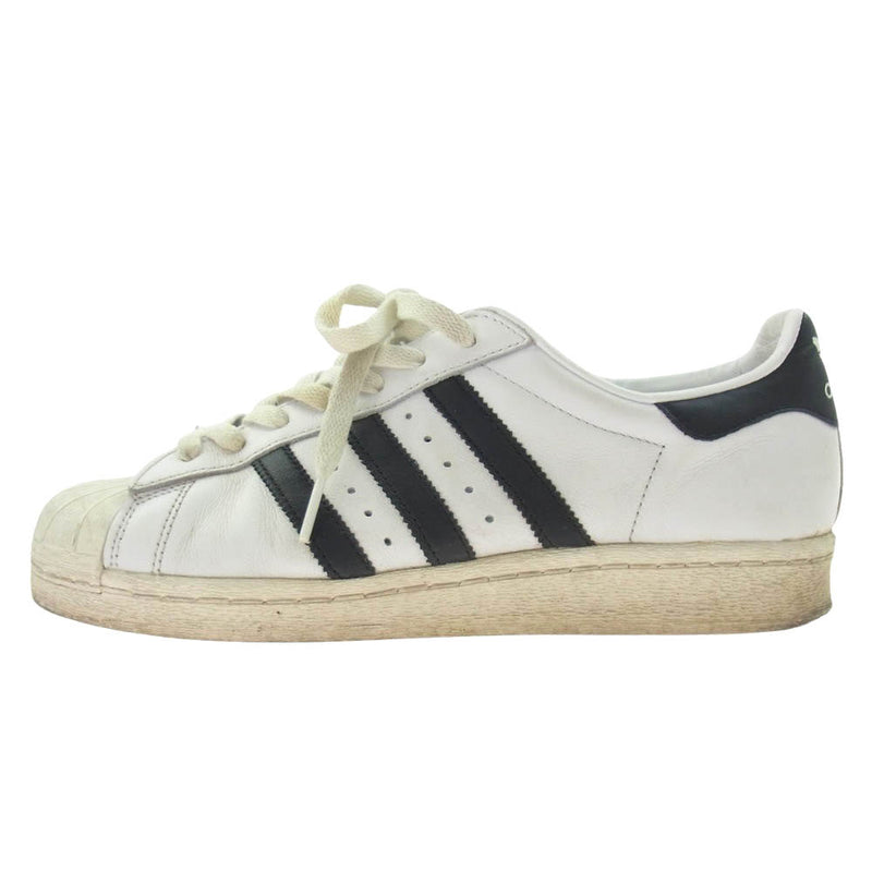 adidas アディダス JI2025 SUPERSTAR 82 スーパースター 82 スニーカー ホワイト系 ブラック系 26.5cm【中古】