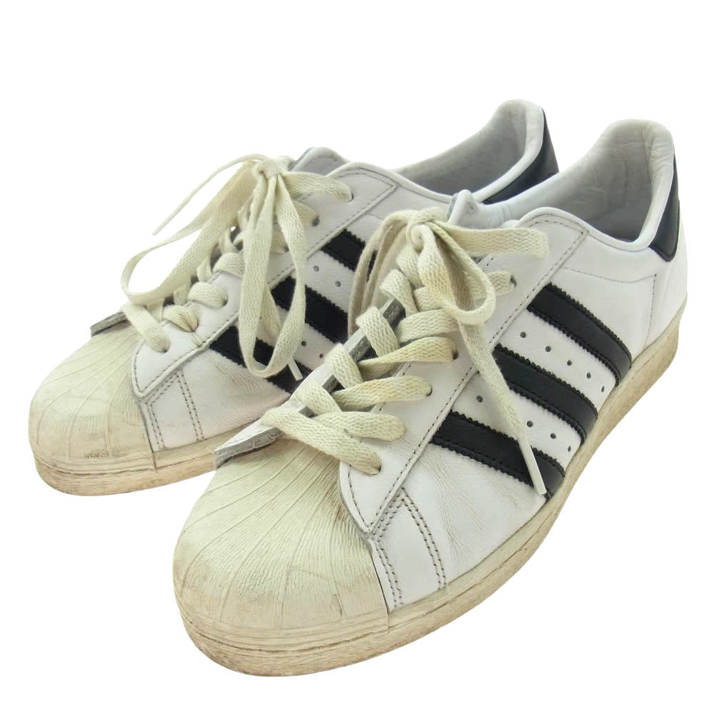adidas アディダス JI2025 SUPERSTAR 82 スーパースター 82 スニーカー ホワイト系 ブラック系 26.5cm【中古】