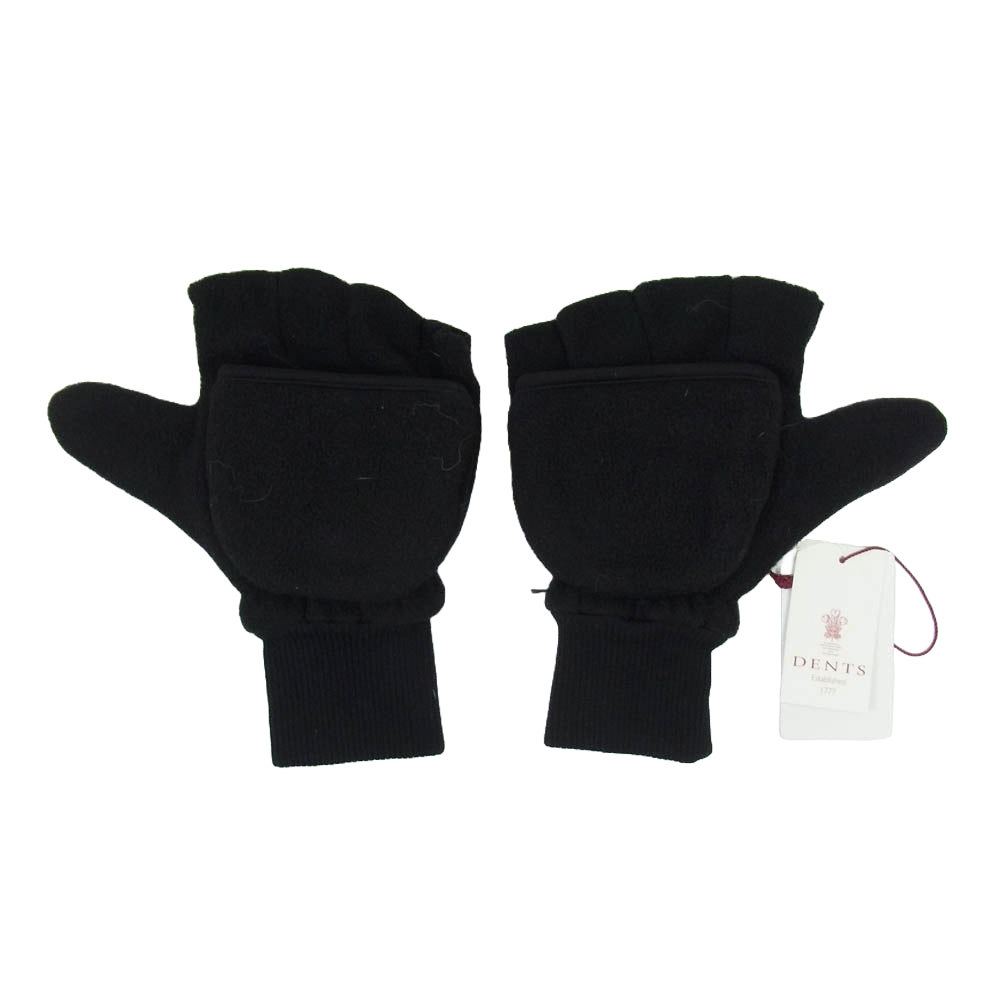 デンツ 37-0745 Fleece hunting grove フリース ハンティング グローブ ブラック系 M【中古】
