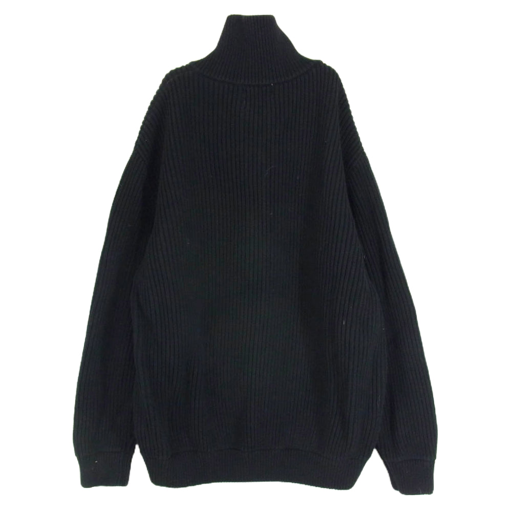 ダン Drivers Knit sweater ドライバーズ ニット セーター ジップアップ ブラック系 M【中古】