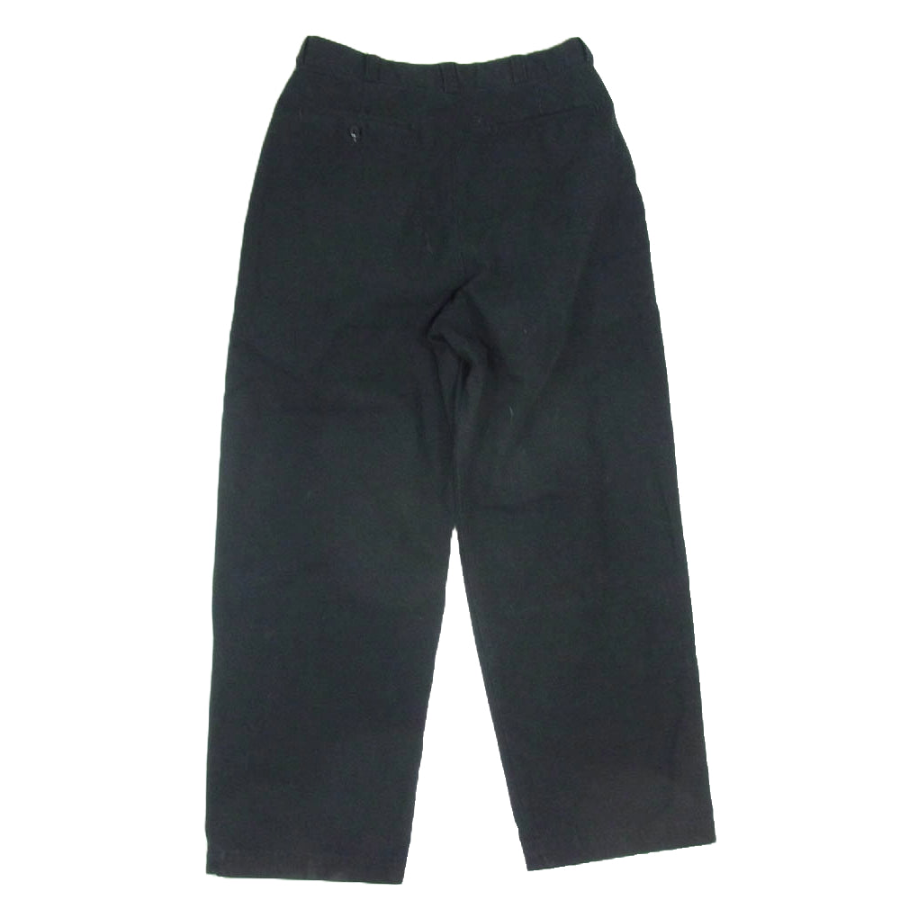 marka マーカ M24D05PT01C ORGANIC COTTON GABARDINE U.S.ARMY CHINO TROUSERS オーガニックコットン強撚ギャバ U.S.アーミー チノ トラウザーズ パンツ ブラック系 1【中古】