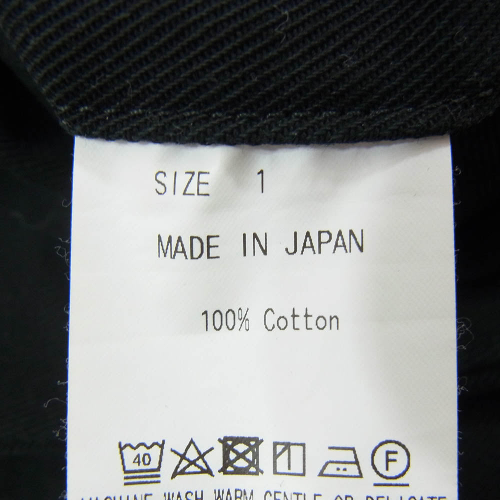 marka マーカ M24D05PT01C ORGANIC COTTON GABARDINE U.S.ARMY CHINO TROUSERS オーガニックコットン強撚ギャバ U.S.アーミー チノ トラウザーズ パンツ ブラック系 1【中古】