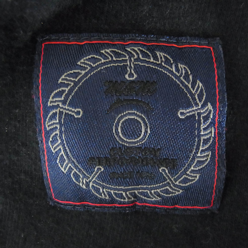 エムアンドエム バック ロゴ カットソー 七分丈 Tシャツ ブラック系 L【中古】
