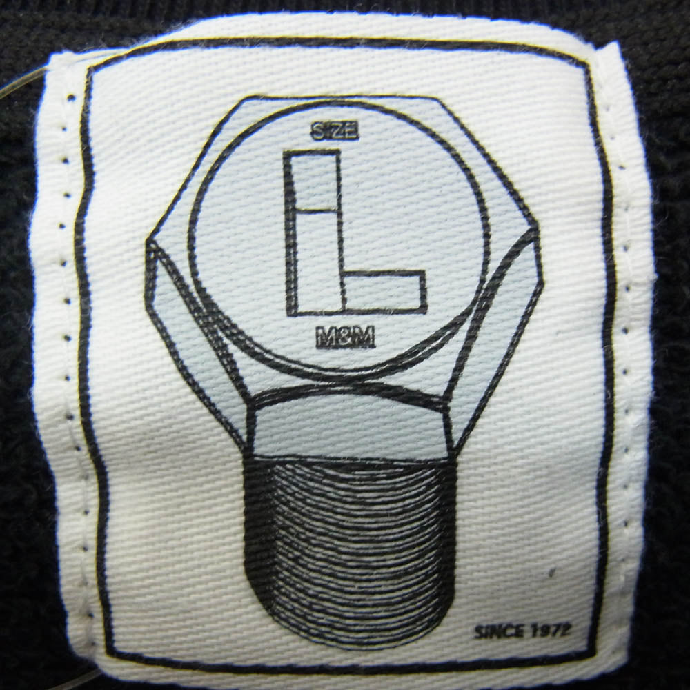 エムアンドエム 半袖 Tシャツ スウェット ブラック系 L【中古】
