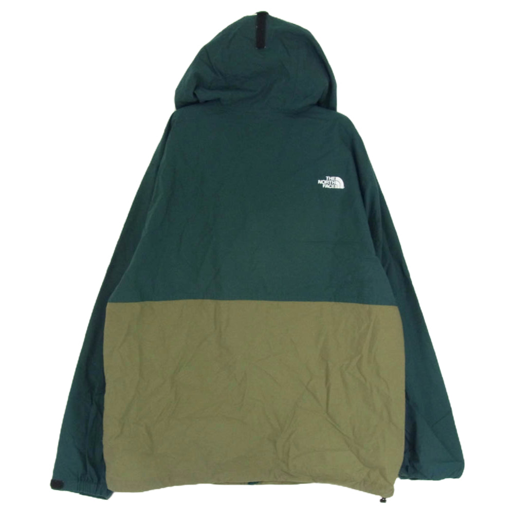 THE NORTH FACE ノースフェイス NP71530 COMPACT JACKET コンパクト ナイロン ジャケット グリーン系 XL【中古】