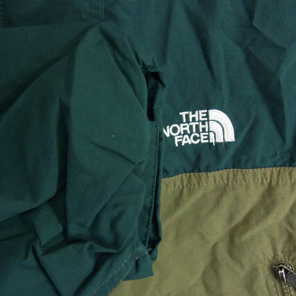 THE NORTH FACE ノースフェイス NP71530 COMPACT JACKET コンパクト ナイロン ジャケット グリーン系 XL【中古】