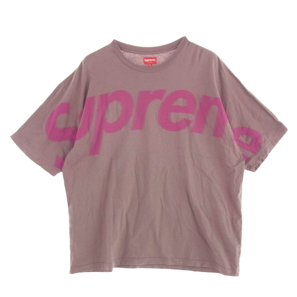 Supreme シュプリーム 22AW Intarsia S/S Top アーチロゴ 半袖 Ｔシャツ カットソー あずき色 XL【中古】