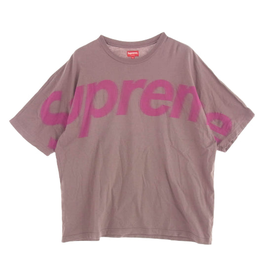 Supreme シュプリーム 22AW Intarsia S/S Top アーチロゴ 半袖 Ｔシャツ カットソー あずき色 XL【中古】